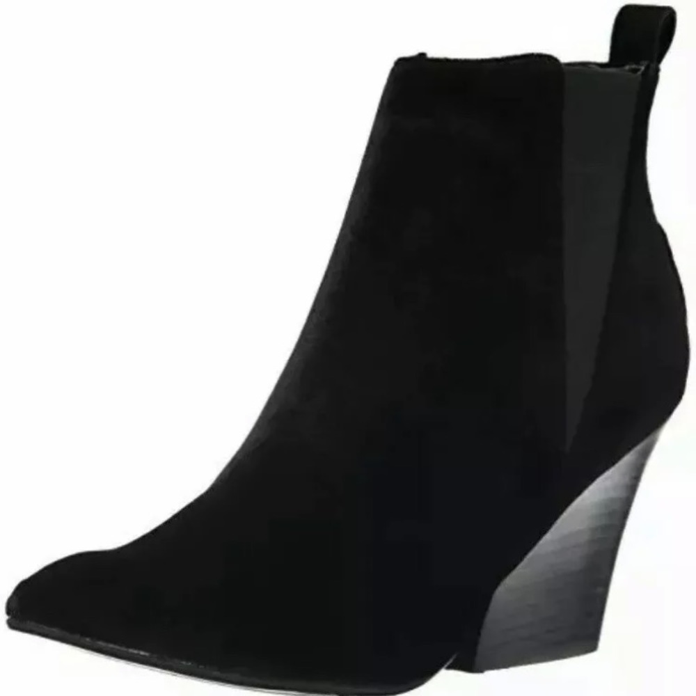REPORT SIGNATURE MYRNA BOOTIES- SIZE 7- black